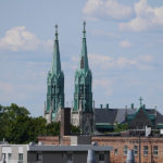 Vue d'une cathédrale de Montréal